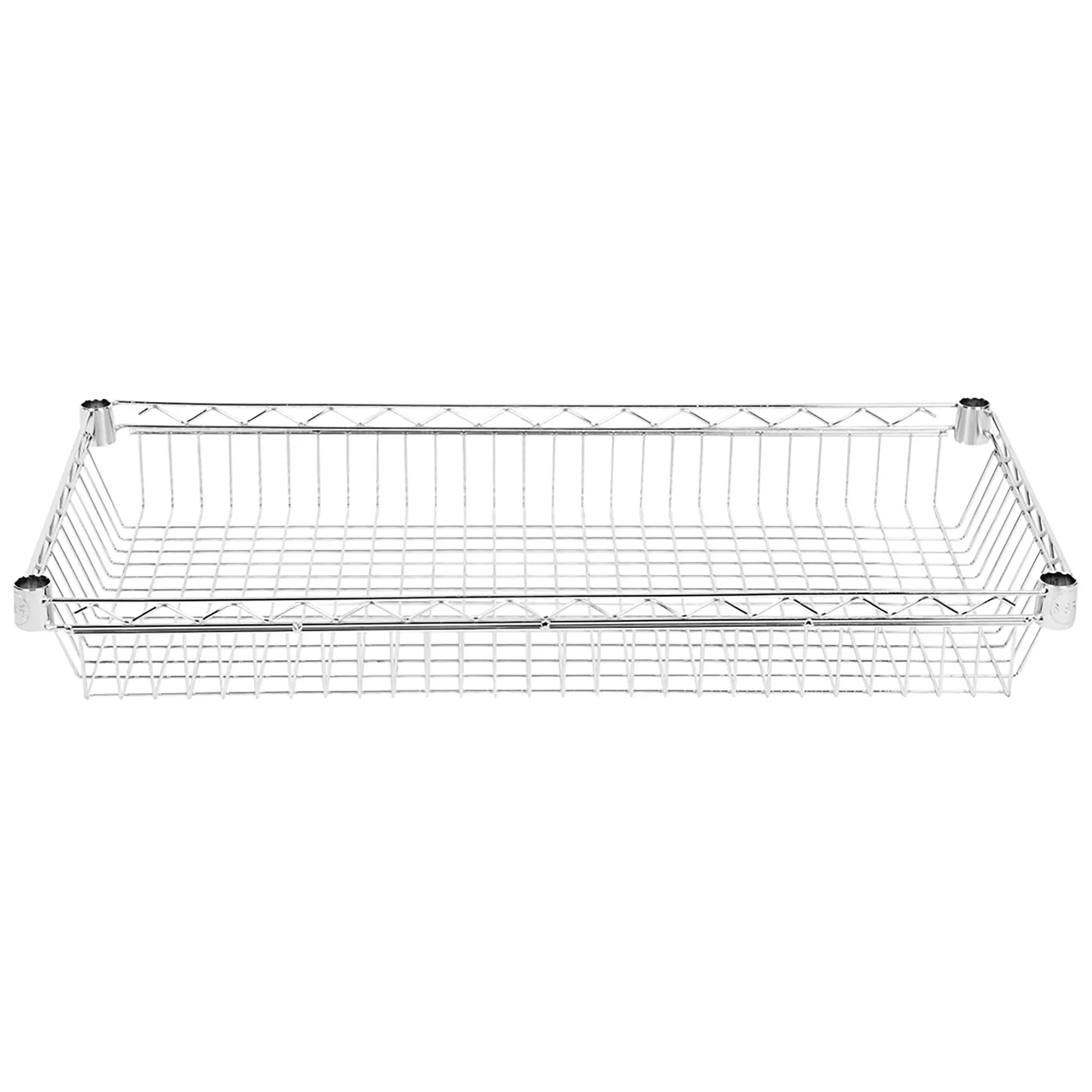 Phoenix Individual Chrome/Black Epoxy Wire Shelf Baskets - Various Sizes-Phoenix Food Equipment