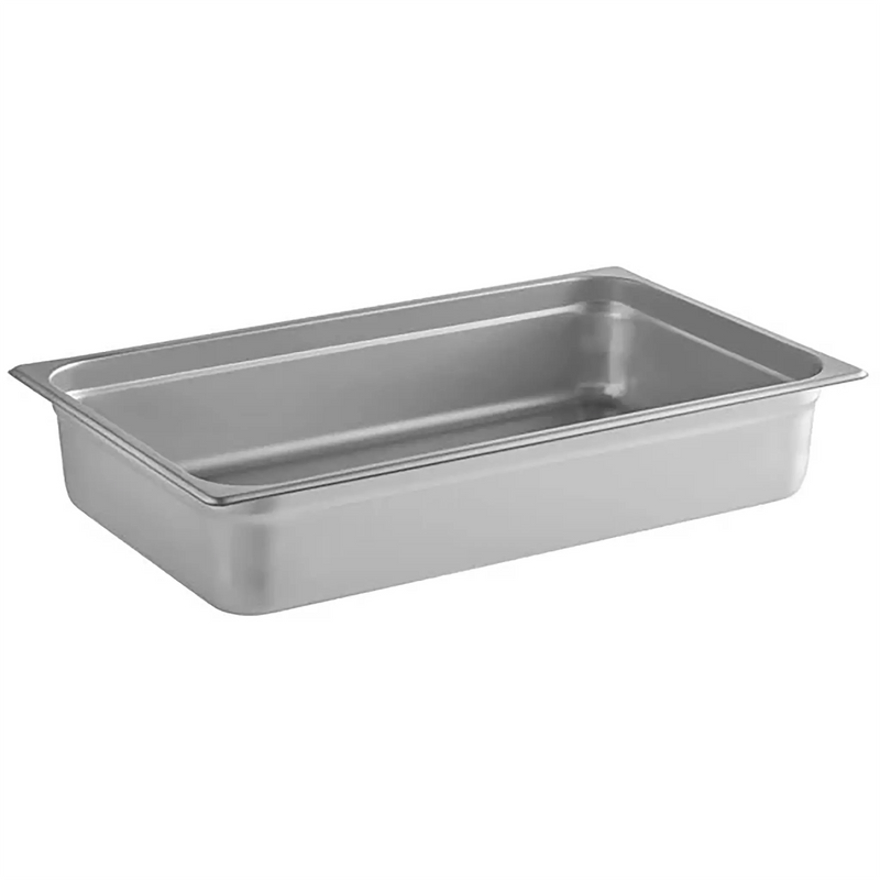 Phoenix STP24 series 24 gauge anti-jam stainless steel steam table pan, long rectangular medium depth pan