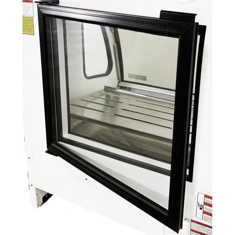 Pro-Kold DDC-40 Curved Glass 40" Refrigerated Deli Case - Available in White, Black or S/S Finish-Phoenix Food Equipment