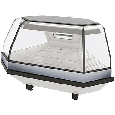 Pro-Kold MCRU-52-WC Curved Glass Corner Connection Unit Refrigerated Fresh Meat Display Case - REMOTE CONDENSING UNIT, NOT INCLUDED-Phoenix Food Equipment