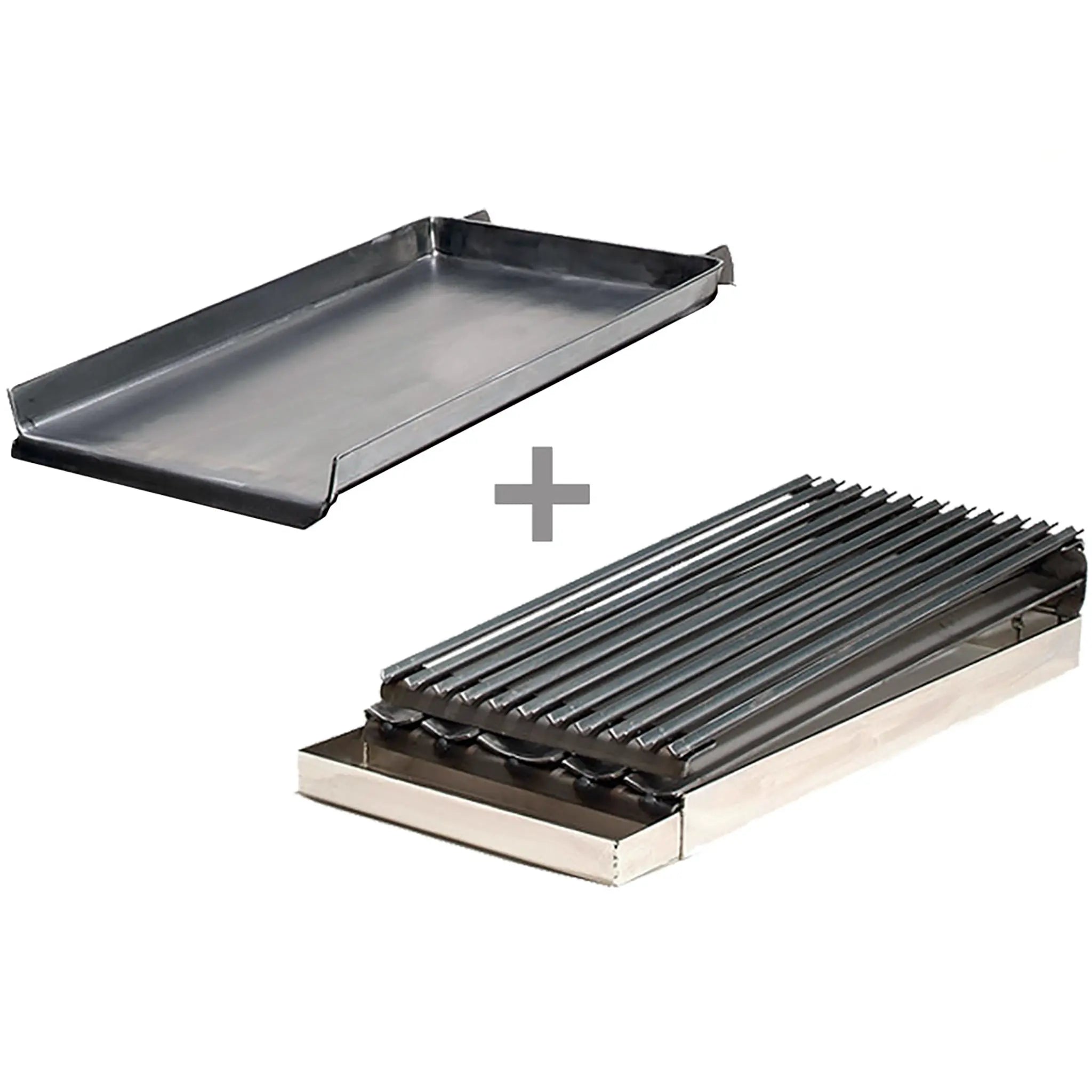 Rocky Mountain MGB12-8 Universal 12" Add on Griddle & Charbroiler Combo-Phoenix Food Equipment