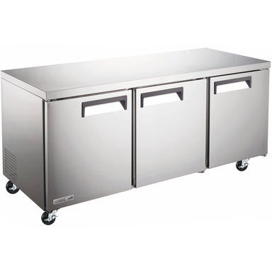 **SCRATCH & DENT**Nordic Air UCR-72 Triple Door 72" Refrigerated Work Table-Phoenix Food Equipment