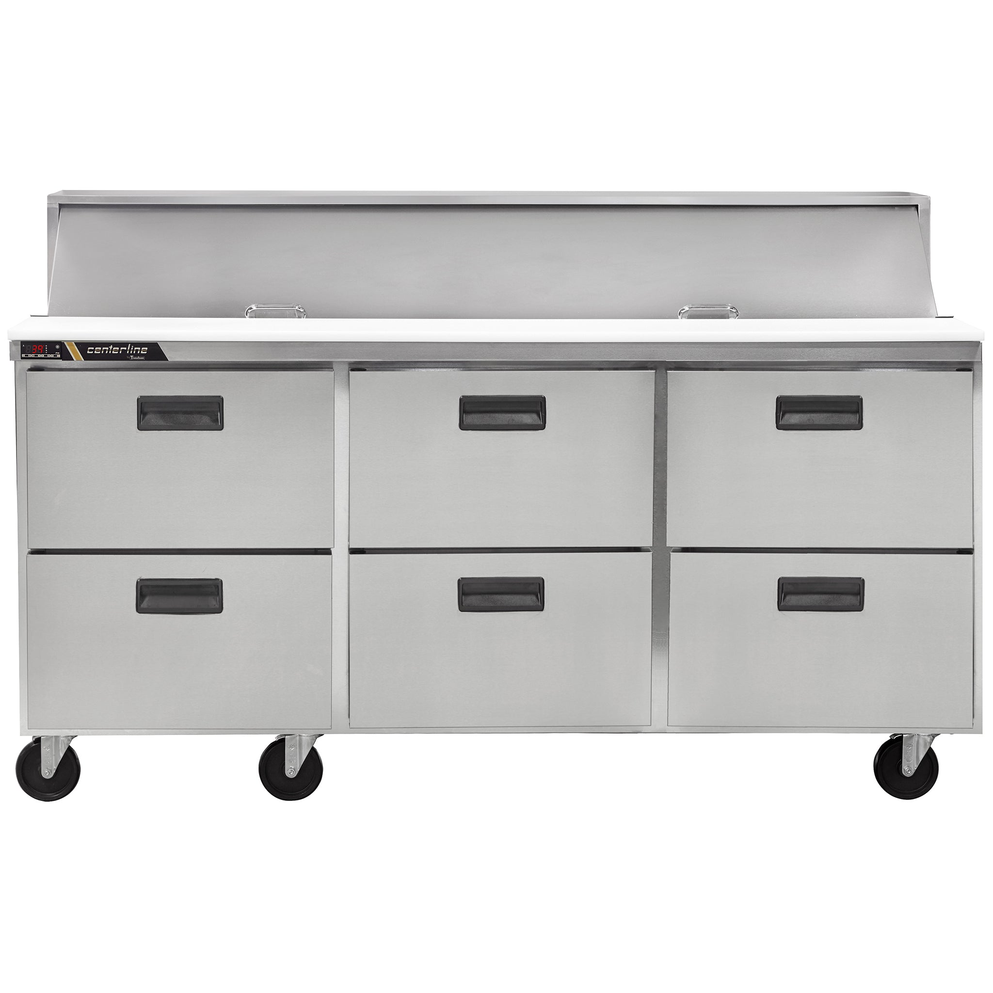 Traulsen Centerline CLPT-7230 Triple Door 72" Refrigerated Mega Top Sandwich Prep Table - Various Configurations-Phoenix Food Equipment