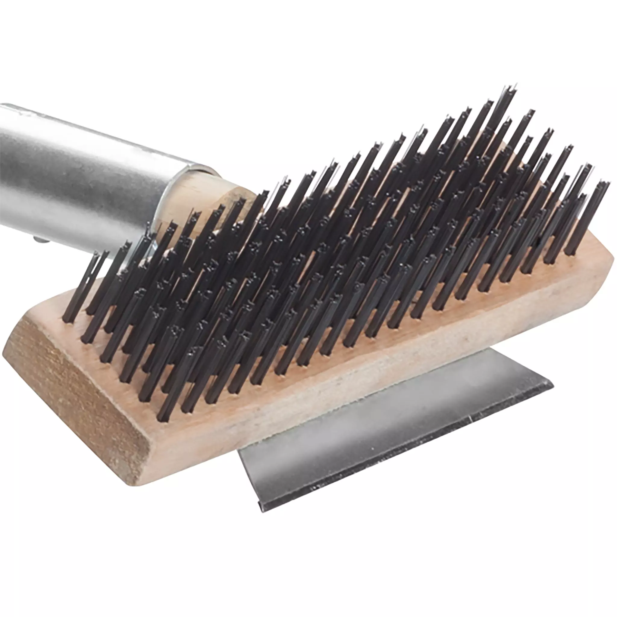 Winco 27" Pizza Oven Scraper With Wooden Handle-Phoenix Food Equipment