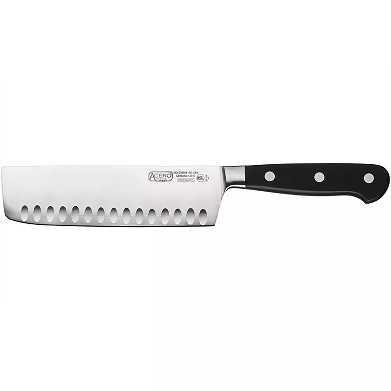 Winco Acero 7″ Nakiri Knife, Hollow Ground-Phoenix Food Equipment
