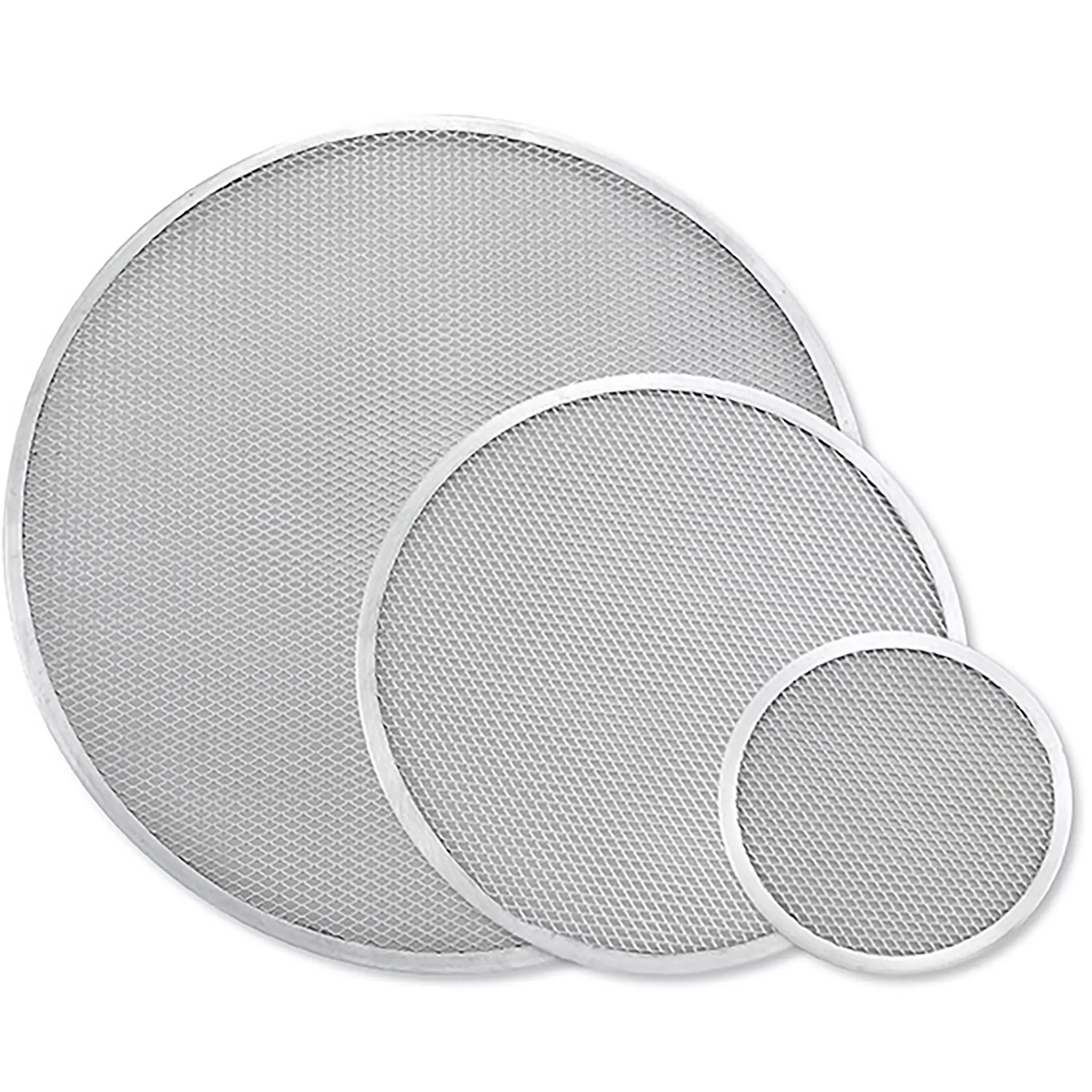 Winco Aluminum Seamless Pizza Screens - Various Sizes-Phoenix Food Equipment