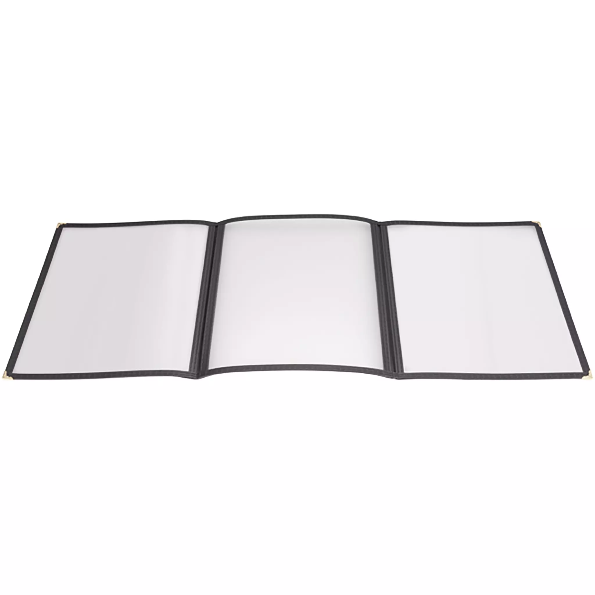 Winco Black Panel Menu Cover - Various Sizes-Phoenix Food Equipment