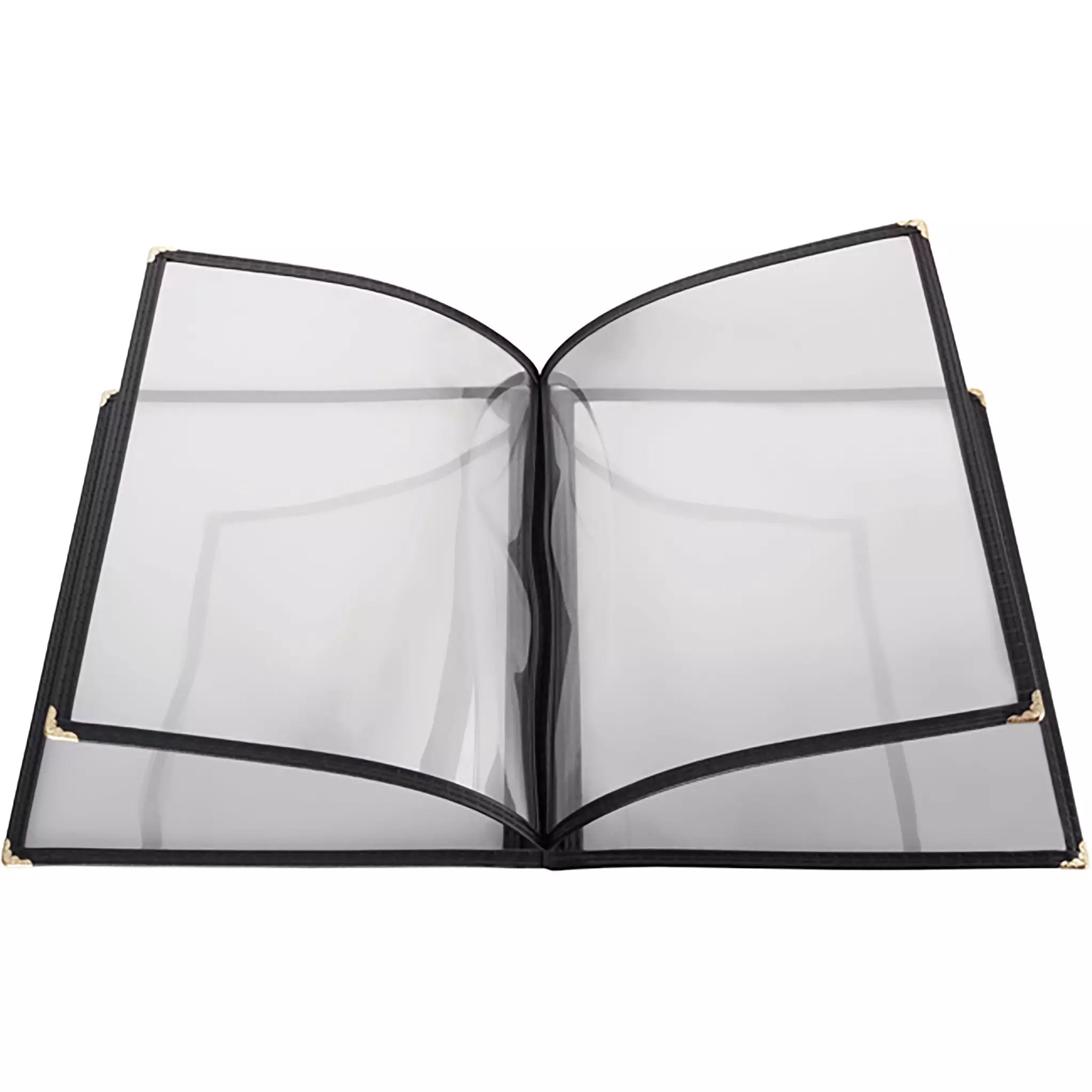 Winco Black Panel Menu Cover - Various Sizes-Phoenix Food Equipment