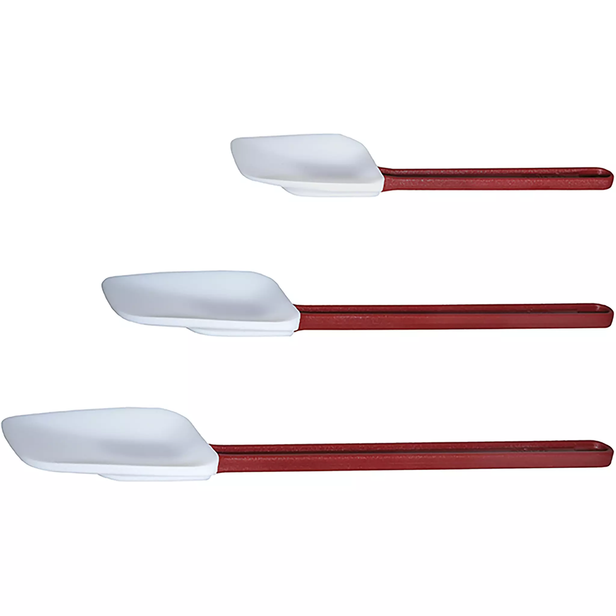 Winco Bowl Shape Heat Resistant Silicone Spatula Scraper - Various Sizes-Phoenix Food Equipment