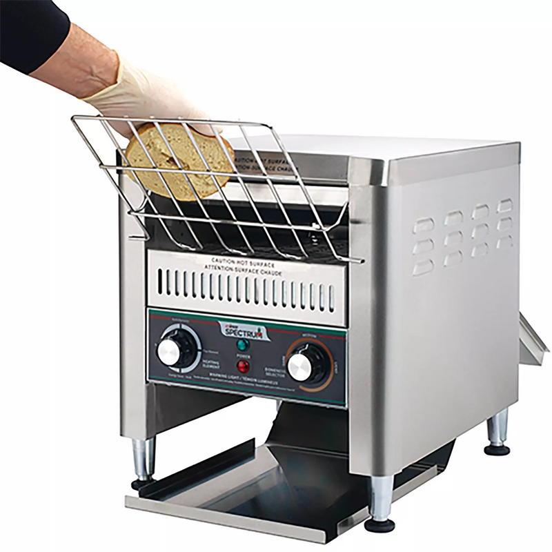 Winco ECT-700 Spectrum Electric Conveyor Toaster - 700 Slices Per Hour, 240V-Phoenix Food Equipment