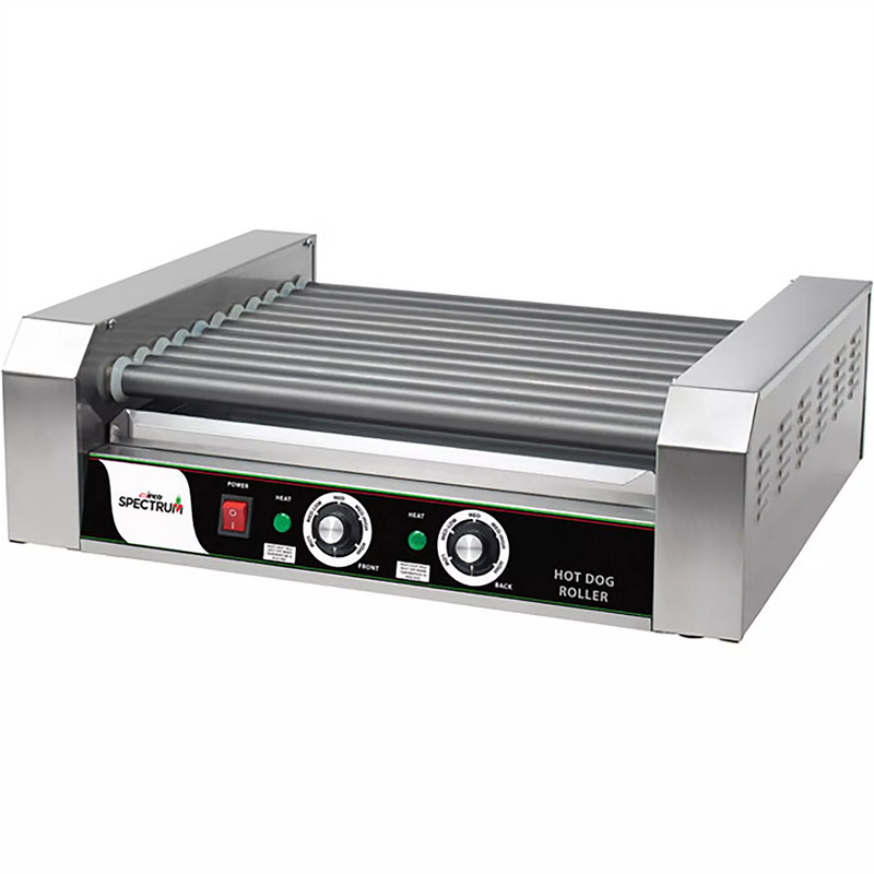 Winco EHDG-11R Spectrum RollRight™ - 11 Rollers, 30 Hot Dog Capacity-Phoenix Food Equipment