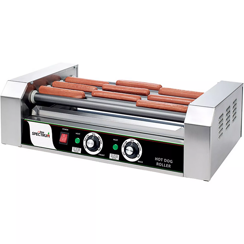Winco EHDG-7R Spectrum RollRight™ - 7 Rollers, 18 Hot Dog Capacity-Phoenix Food Equipment