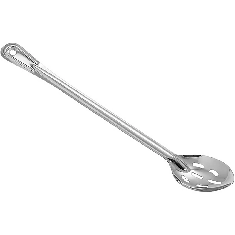 Winco Heavy-Duty Stainless Steel Basting Spoon - Various Sizes-Phoenix Food Equipment