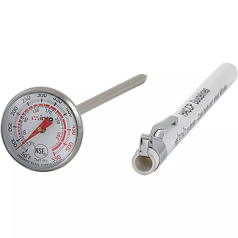 Winco High Temperature Pocket Test Thermometer-Phoenix Food Equipment