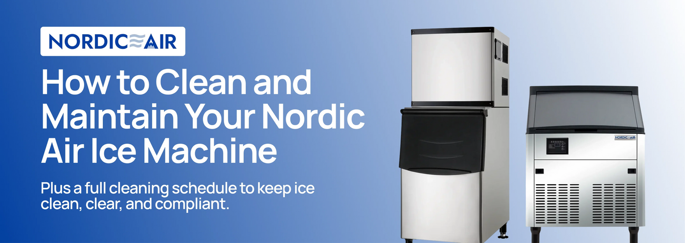 How to Clean and Maintain Your Nordic Air Ice Machine (Plus A Cleaning Schedule)