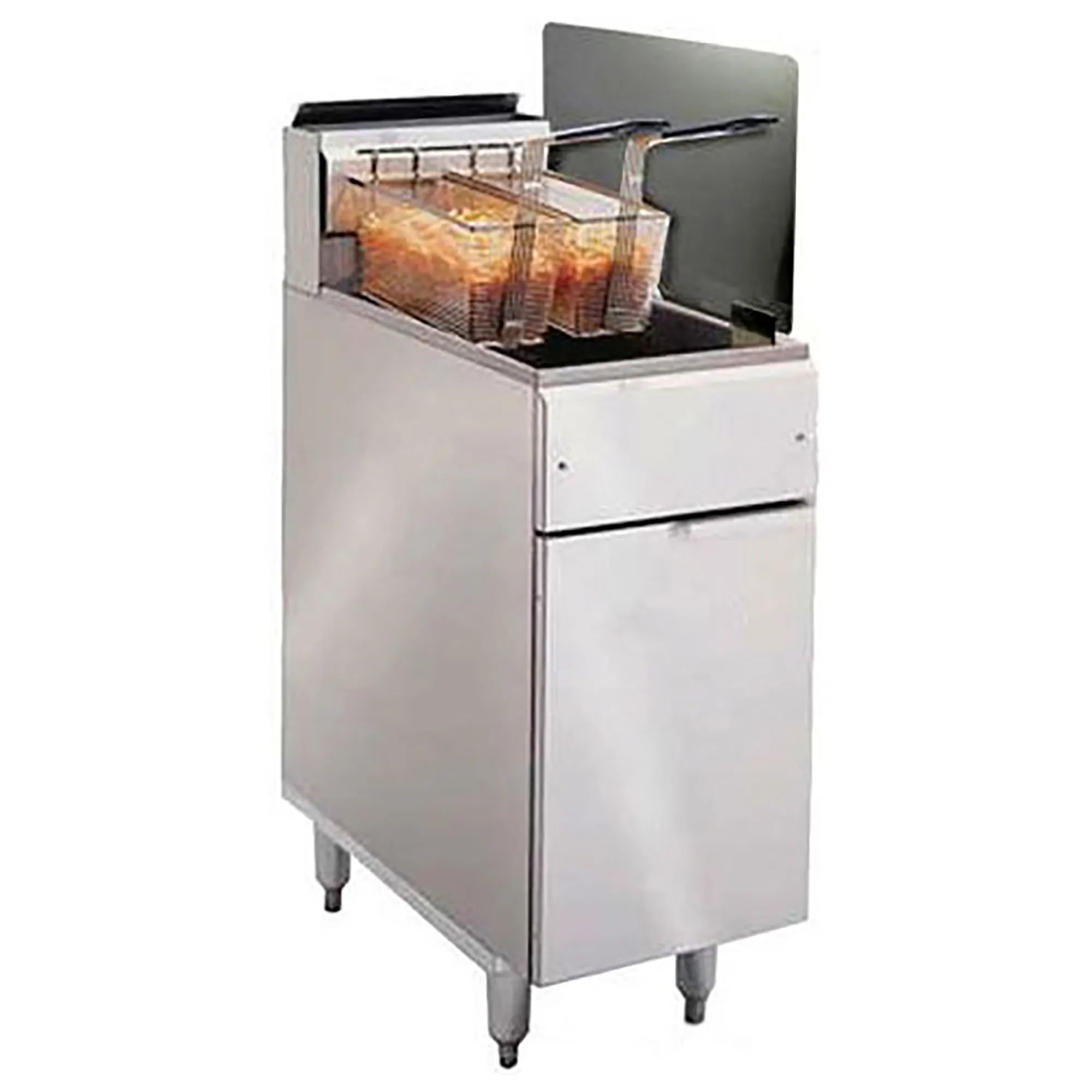 All Points 265597 Stainless Steel Fryer Splashguard-Phoenix Food Equipment
