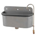 All Points 561464 dipper well in stainless steel with gooseneck faucet, rolled rim and bottom drain, front view