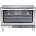 Alpha ACCH-F4 electric countertop convection oven with humidity in stainless steel, glass door and control dials