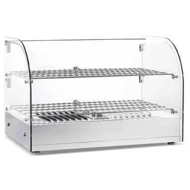 Alpha ACDW-22-2 Curved Glass Display 22" Food Warmer-Phoenix Food Equipment