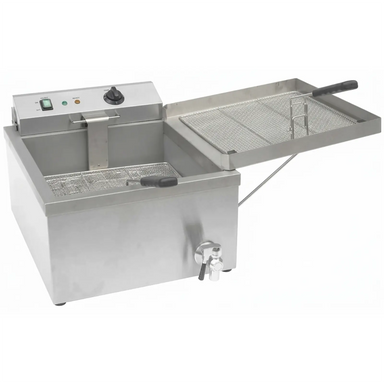 Alpha ADF-15E-120 Electric Counter Top Doughnut Fryer - 120V, 15LB Capacity-Phoenix Food Equipment