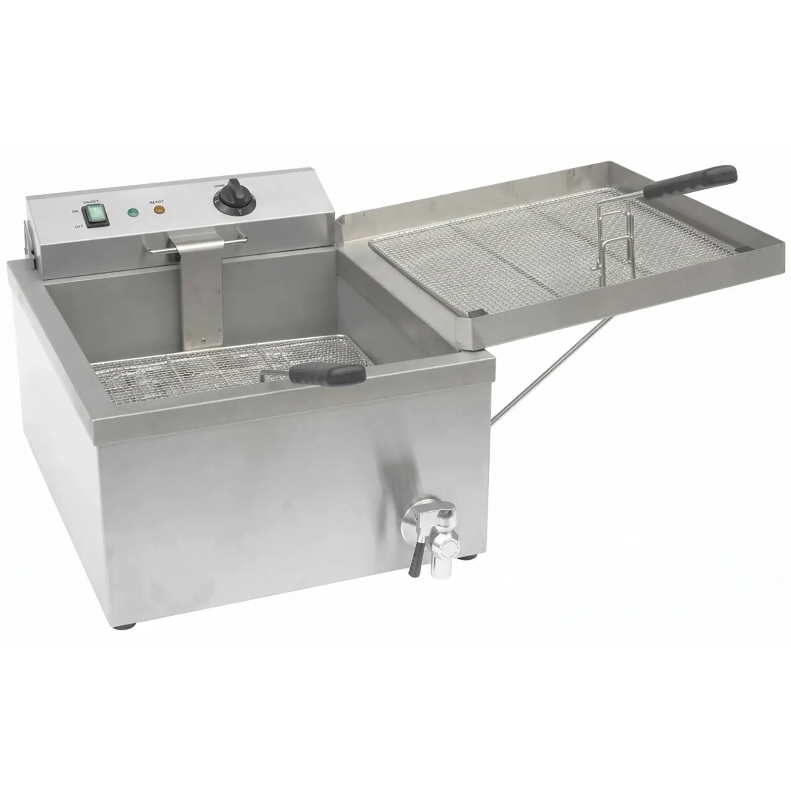 Alpha ADF-15E-208 Electric Counter Top Doughnut Fryer - 208V, 15LB Capacity-Phoenix Food Equipment