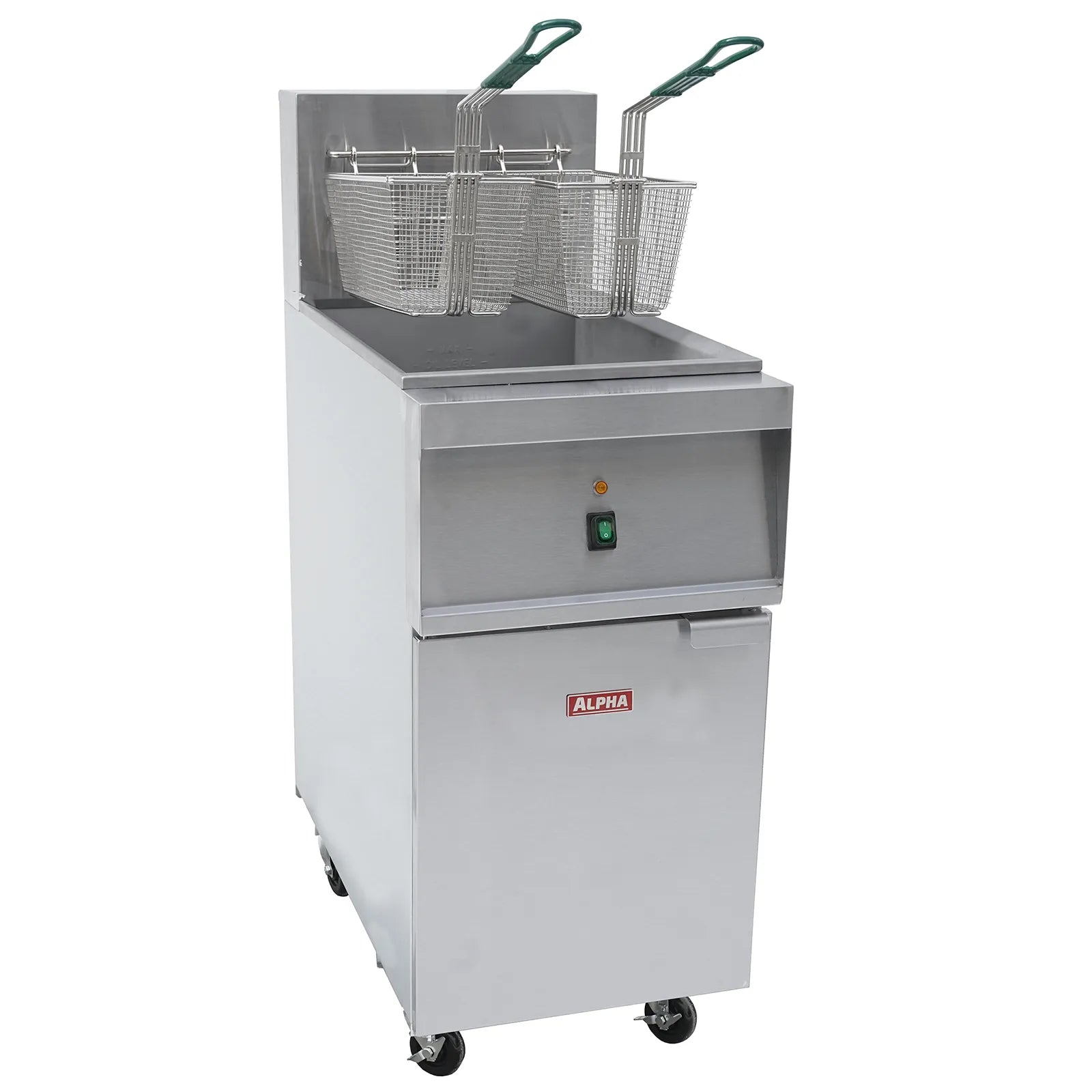 Alpha AF-40E Electric 40LB Fryer - 208V, 1PH-Phoenix Food Equipment