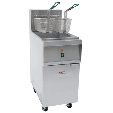 Alpha AF-40E Electric 40LB Fryer - 208V, 1PH-Phoenix Food Equipment