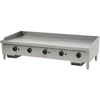 Alpha AHDG-60M Heavy Duty Natural Gas/Propane 60" Manual Griddle - 24" Deep Plate-Phoenix Food Equipment