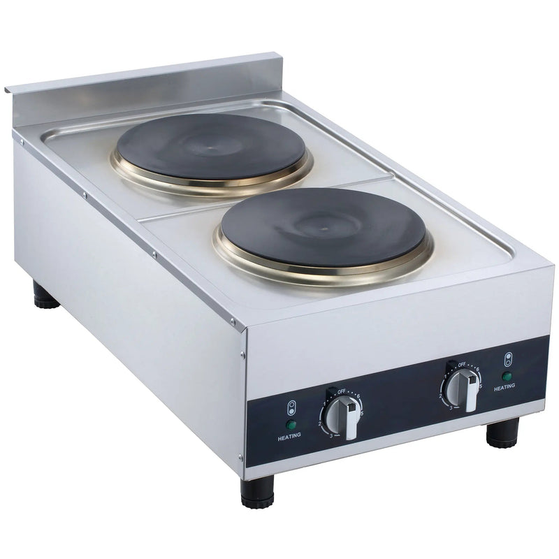 Alpha AHPL-2 Electric Double Burner Hot Plate - 208V, 3600W-Phoenix Food Equipment