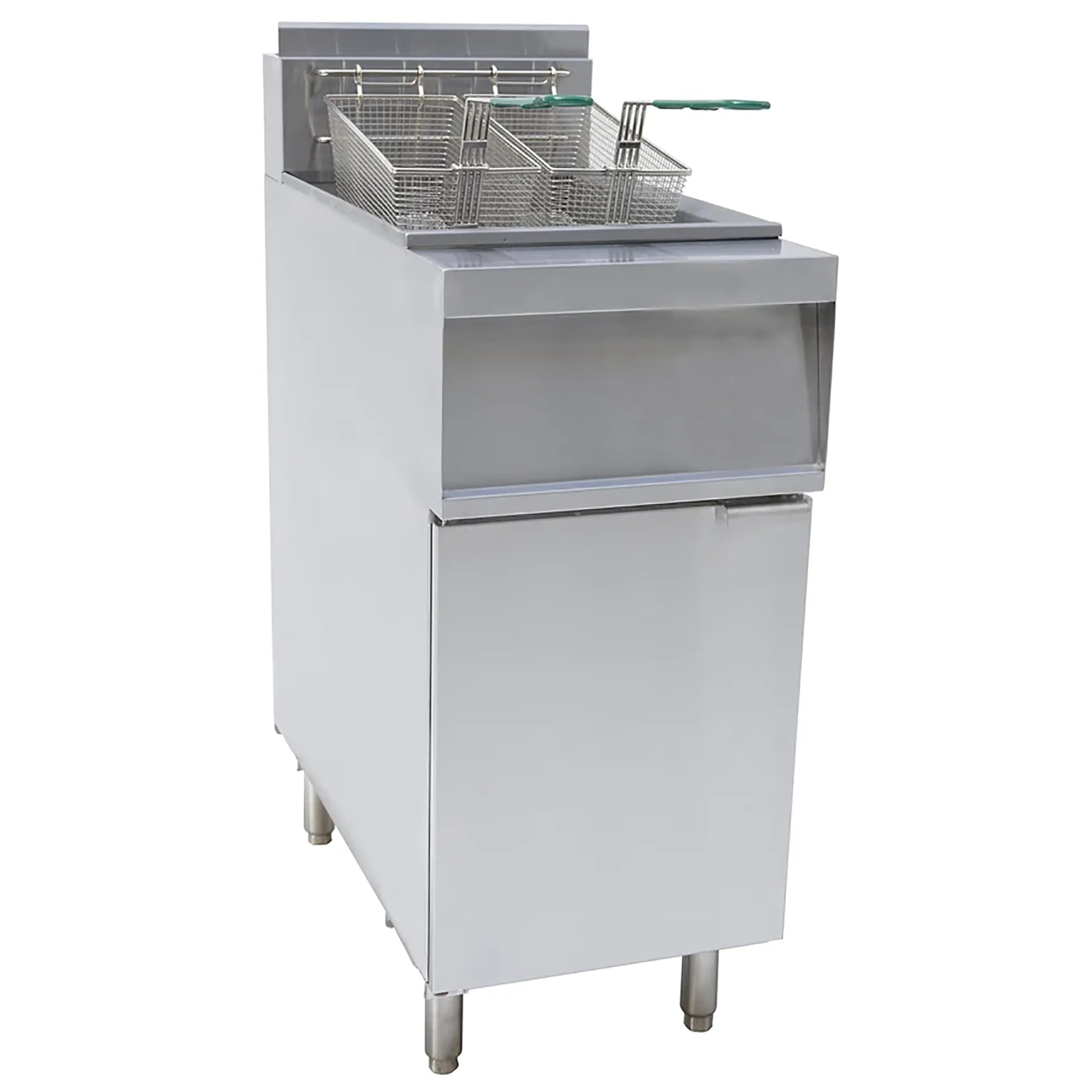 Alpha AOF-40 Natural Gas/Propane 40LB Open Vat Fryer-Phoenix Food Equipment