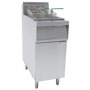 Alpha AOF-40 Natural Gas/Propane 40LB Open Vat Fryer-Phoenix Food Equipment