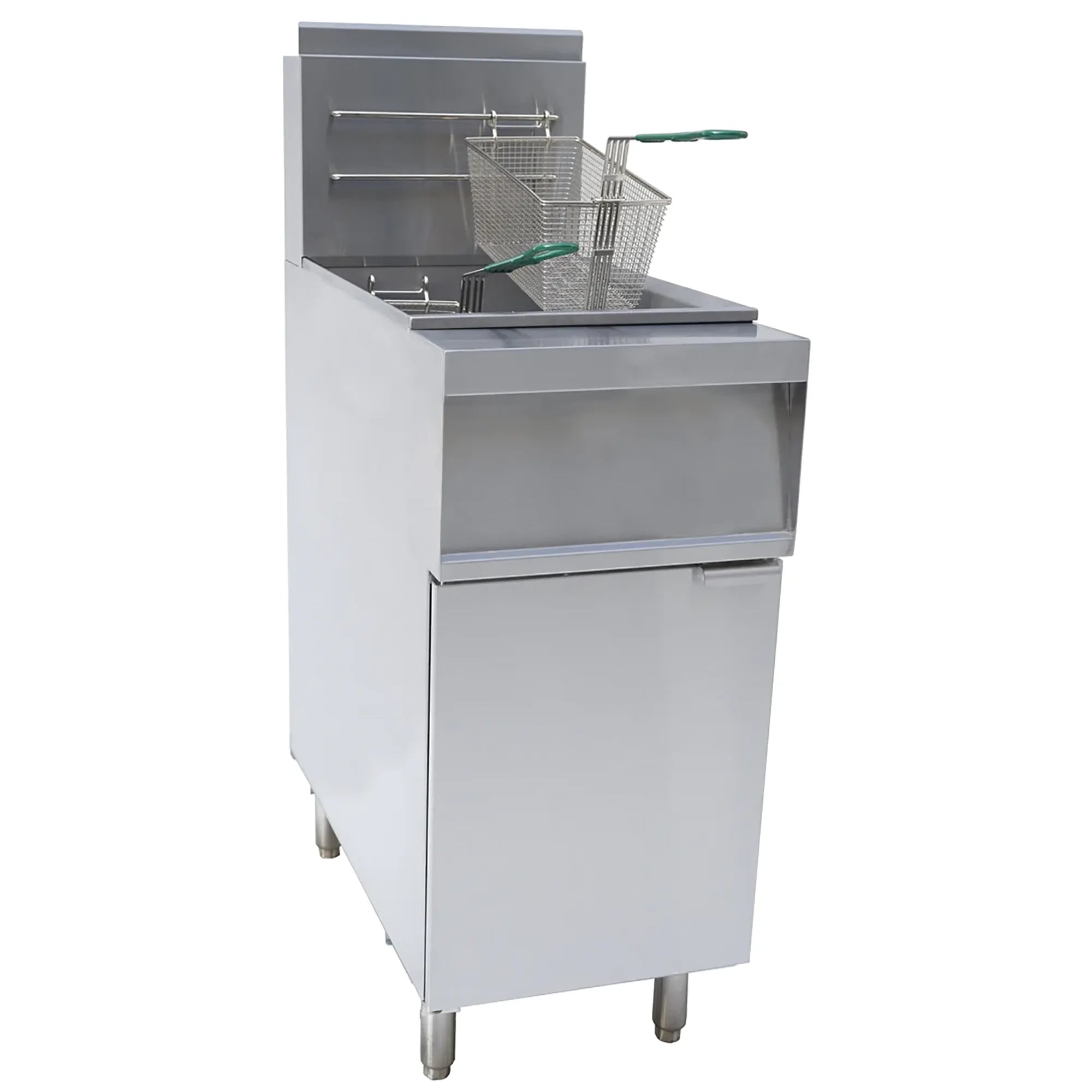 Alpha AOF-50 Natural Gas/Propane 50LB Open Vat Fryer-Phoenix Food Equipment