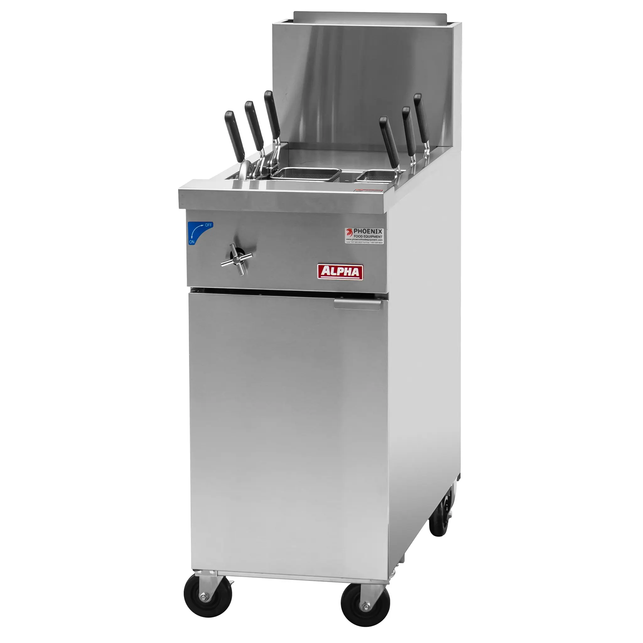 Alpha APC-1 Single Natural Gas/Propane Pasta Cooker-Phoenix Food Equipment