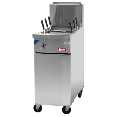 Alpha APC-1 Single Natural Gas/Propane Pasta Cooker-Phoenix Food Equipment