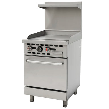 Alpha AR24-24TG Natural Gas/Propane 24" Griddle Top Cooking Range-Phoenix Food Equipment