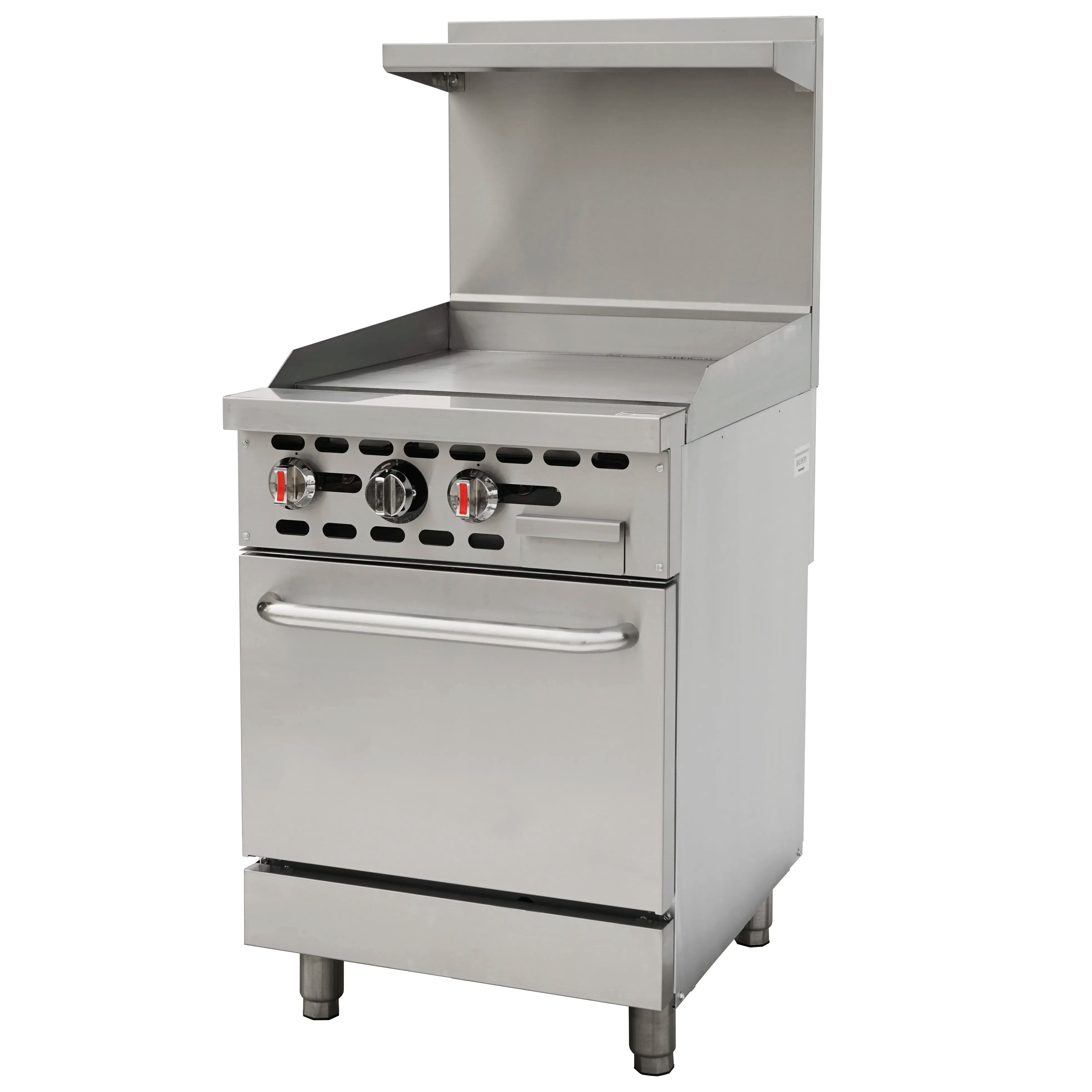 Alpha AR24-24TG Natural Gas/Propane 24" Griddle Top Cooking Range-Phoenix Food Equipment