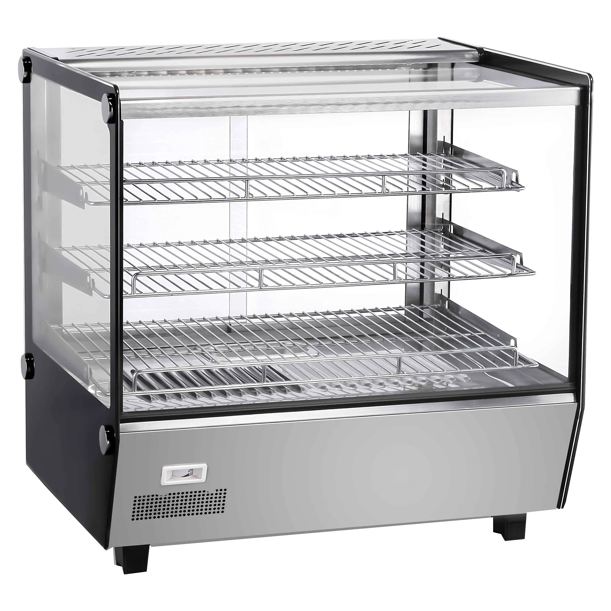 Alpha ASDW-27 Square Glass Display 27" Food Warmer-Phoenix Food Equipment