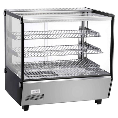 Alpha ASDW-27 Square Glass Display 27" Food Warmer-Phoenix Food Equipment