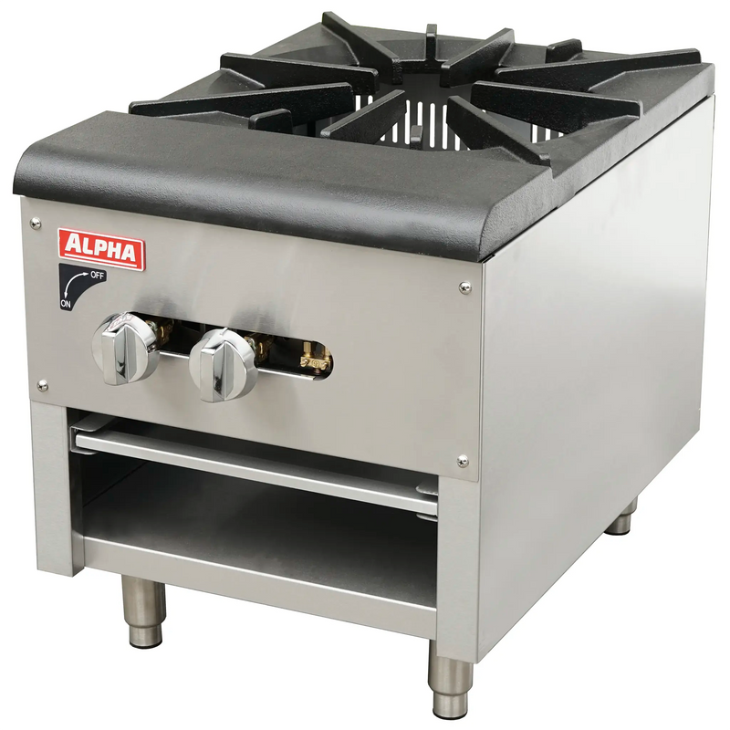 Alpha ASP-18 Natural Gas/Propane Single Stock Pot Range-Phoenix Food Equipment