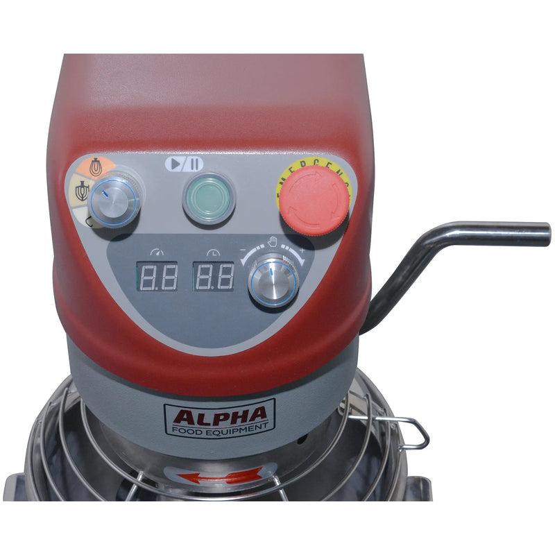 Alpha AVP-10 Commercial Planetary Stand Mixer - 10 Qt Capacity, 120V-Phoenix Food Equipment