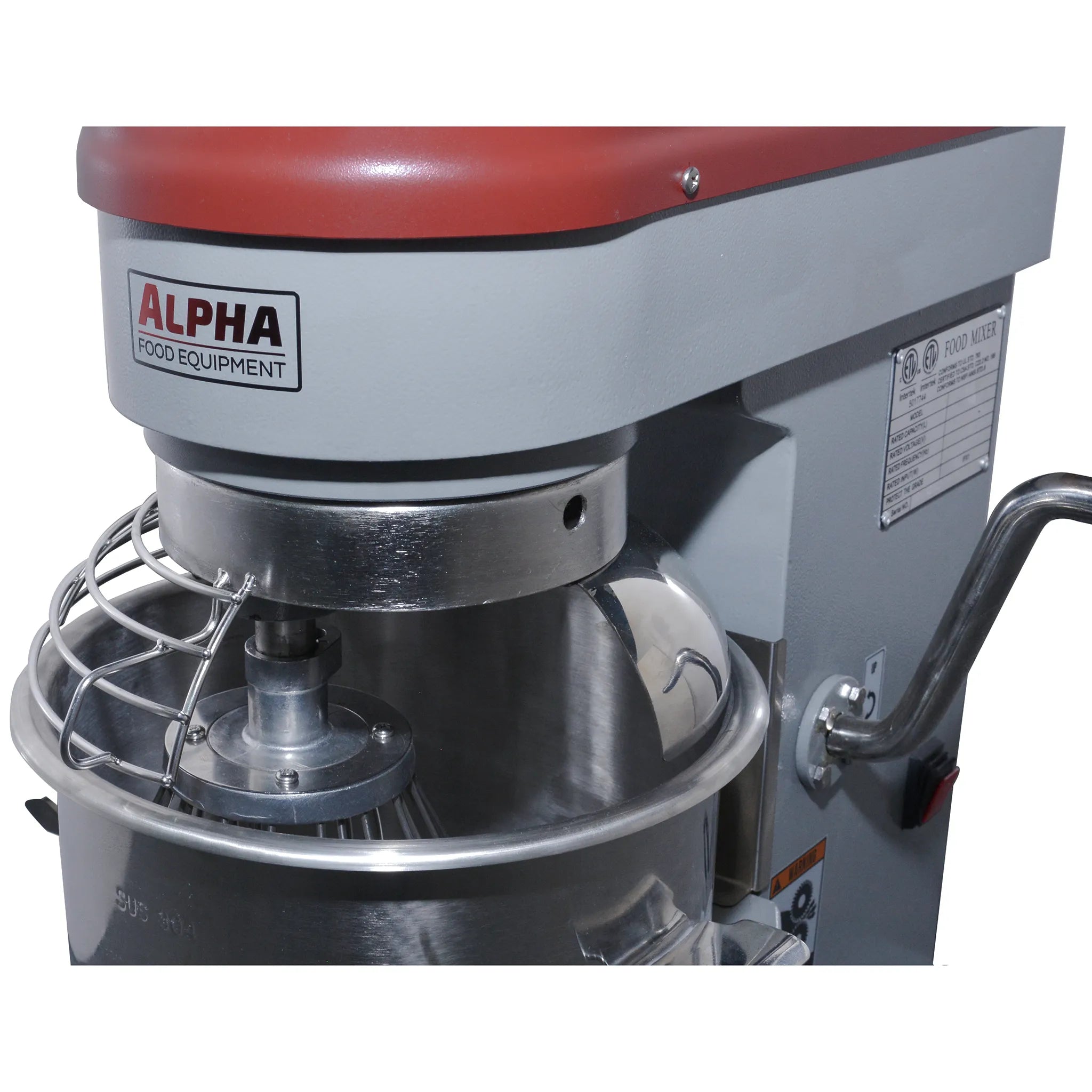 Alpha AVP-10 Commercial Planetary Stand Mixer - 10 Qt Capacity, 120V-Phoenix Food Equipment