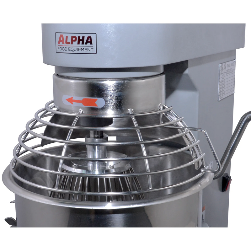 Alpha AVP-20 Commercial Planetary Stand Mixer - 20 Qt Capacity, 120V-Phoenix Food Equipment