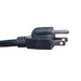 Alpha AVP-30 30 qt commercial planetary stand mixer, close-up of the black 120V three-prong power cord and plug