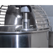 Alpha AVP-40 40 qt commercial planetary stand mixer, close-up of the attachment shaft above the stainless bowl