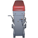 Alpha AVP-40 40 qt commercial planetary stand mixer, rear view showing the grey column, red head and power cord