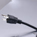 Alpha AVS-10T 10 qt tilting spiral mixer, close-up of the black 120V three-prong power cord and plug
