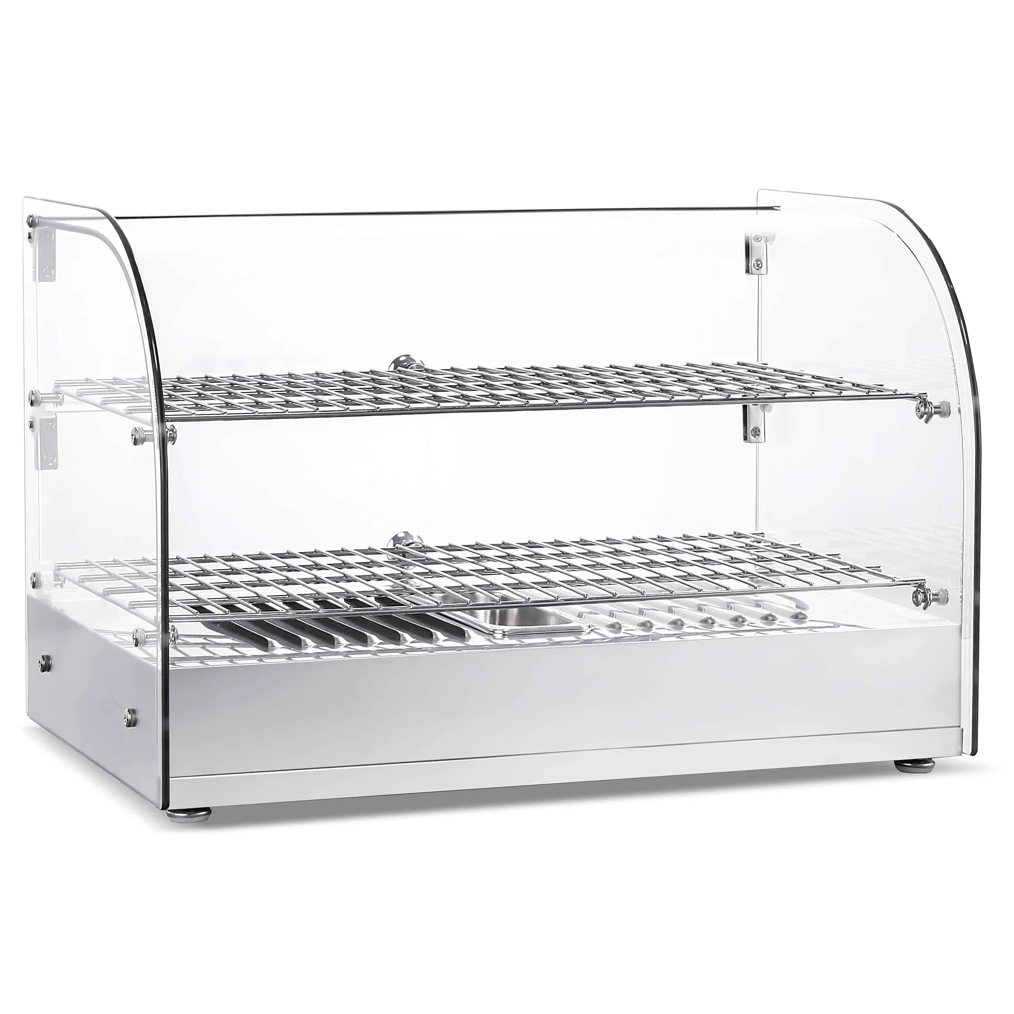 Alpha ACDW-22-2 Curved Glass Display 22" Food Warmer