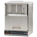 Amana AOC24 heavy volume commercial microwave, 2400W, door open with the upper vent louvres exposed, front view