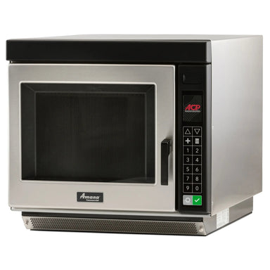 Amana RC22S2 Heavy Volume Commercial Touchpad Microwave with Filter - 2200W, Fits (2) 4" Deep Half-Size Pans-Phoenix Food Equipment