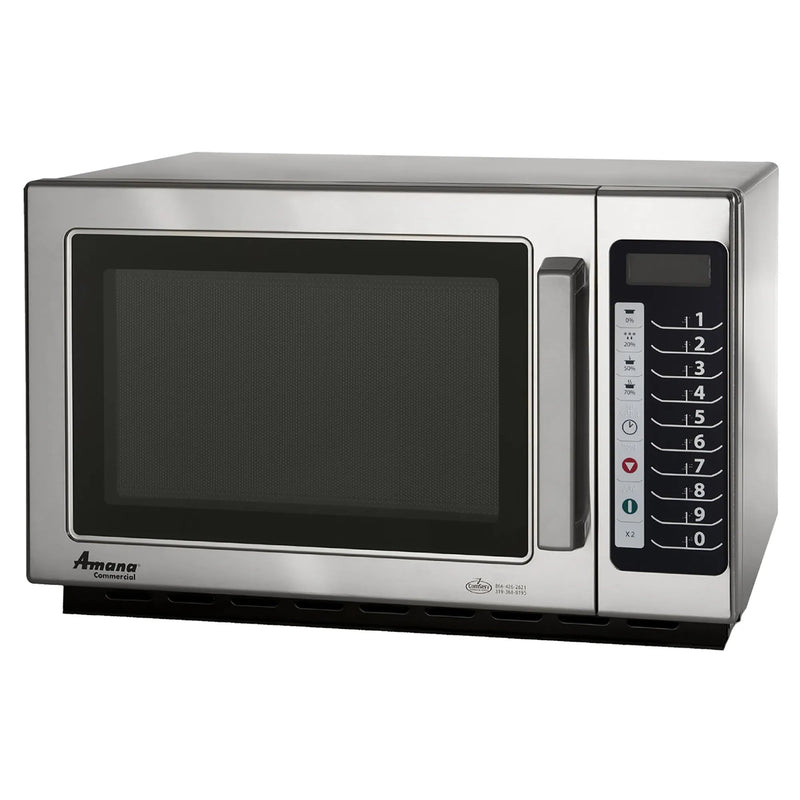 Amana RCS10TS Medium Volume Commercial Touchpad Microwave with Filter - 1000W, Fits 14" Platter-Phoenix Food Equipment